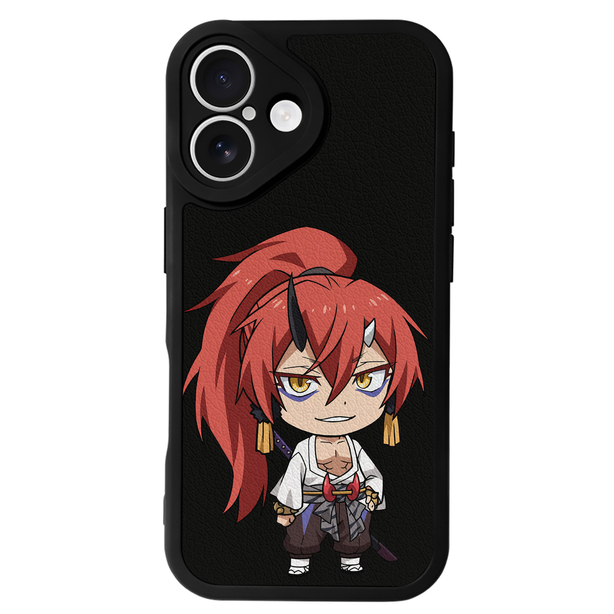 （画像用） 転スラ Regarding Reincarnated to Slime 【iPhone 16シリーズ対応】シリコンスマホケース（レザー調） 材質：シリコン